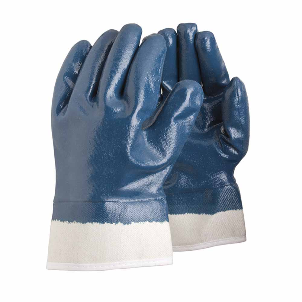 Guante De Nitrilo Puño Seguridad Eurogloves