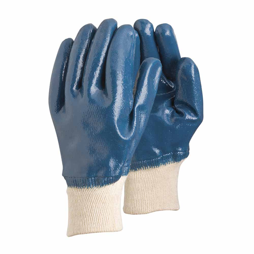 Guante De Nitrilo Puño Tejido Eurogloves