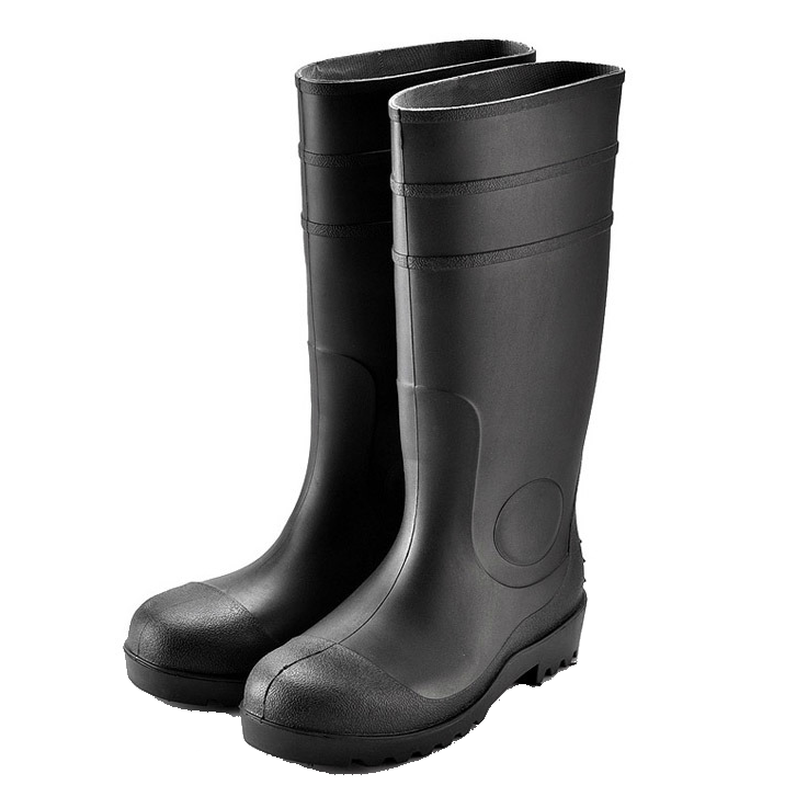 Bota Negra con Pta y Planta de Acero Storm