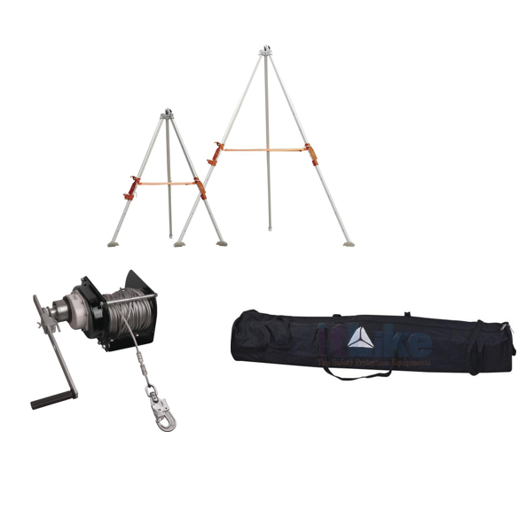 Trípode Para Trabajo en Espacio Confinado con Winche y Bolso Deltaplus