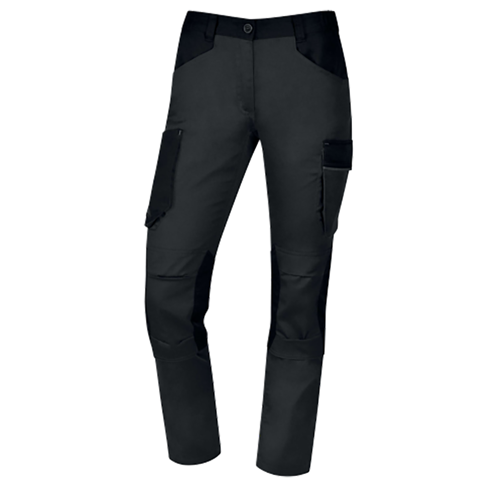 Pantalón Cargo Gabardina Deltaplus Mujer Mach 2 Gris/Negro