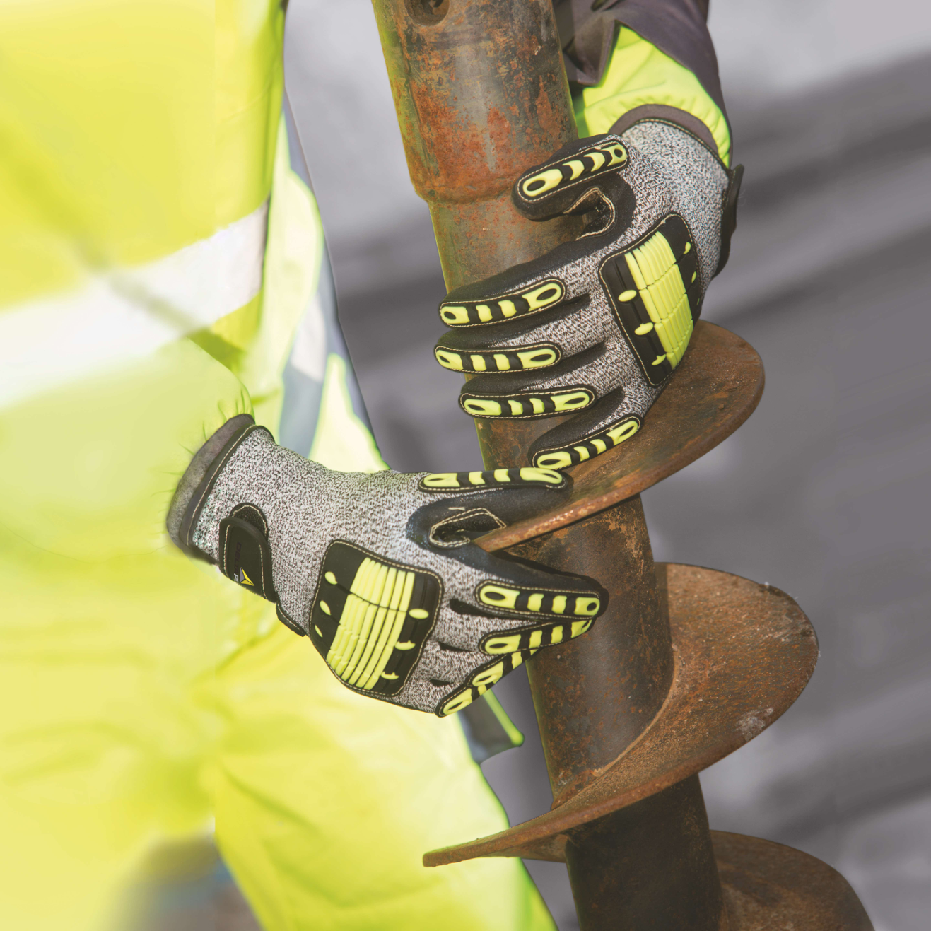 Guante Mecánico Anticorte Anti impacto Deltaplus Eos Nocut VV910