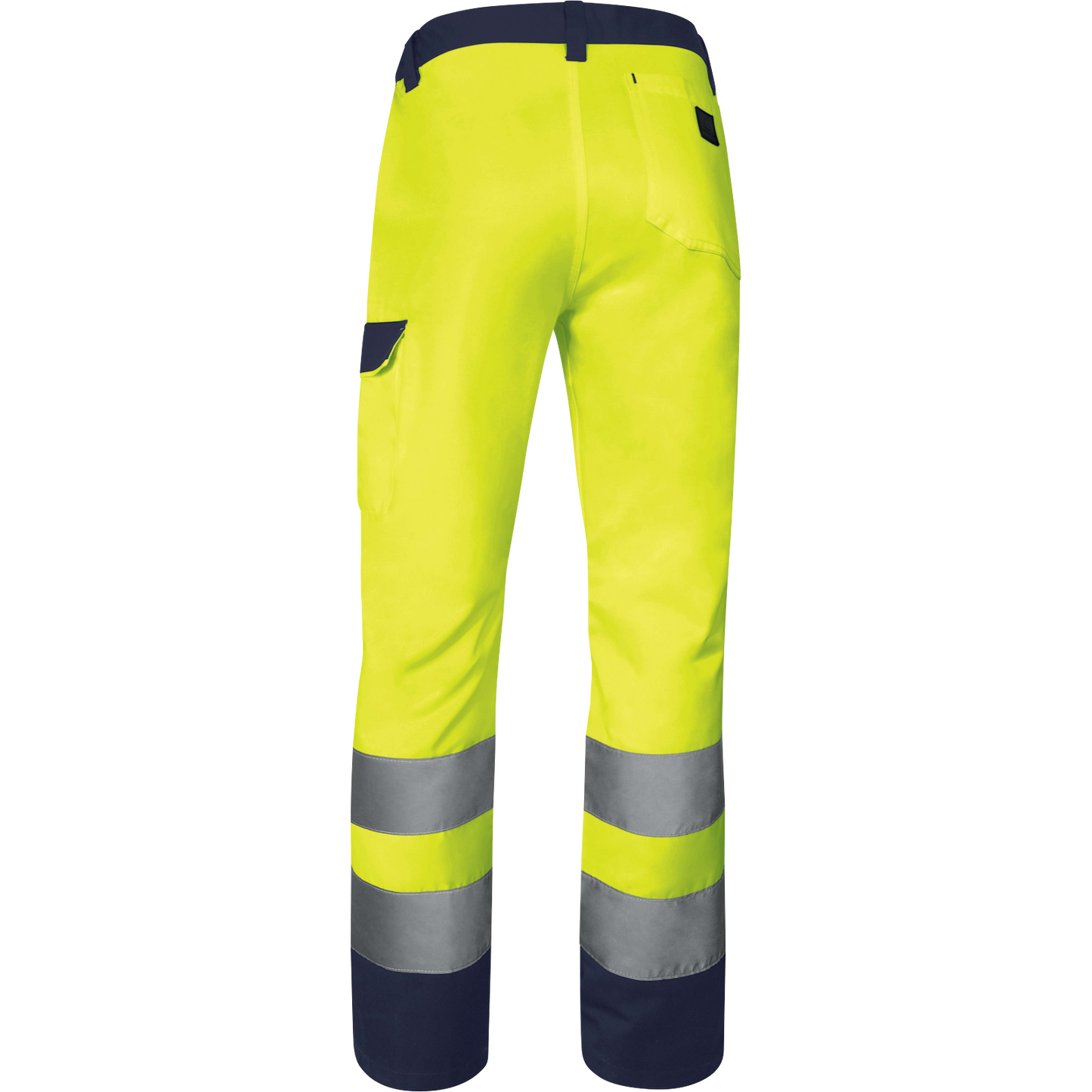 Pantalón Deltaplus HI-VIS Amarillo Fluor - Azul