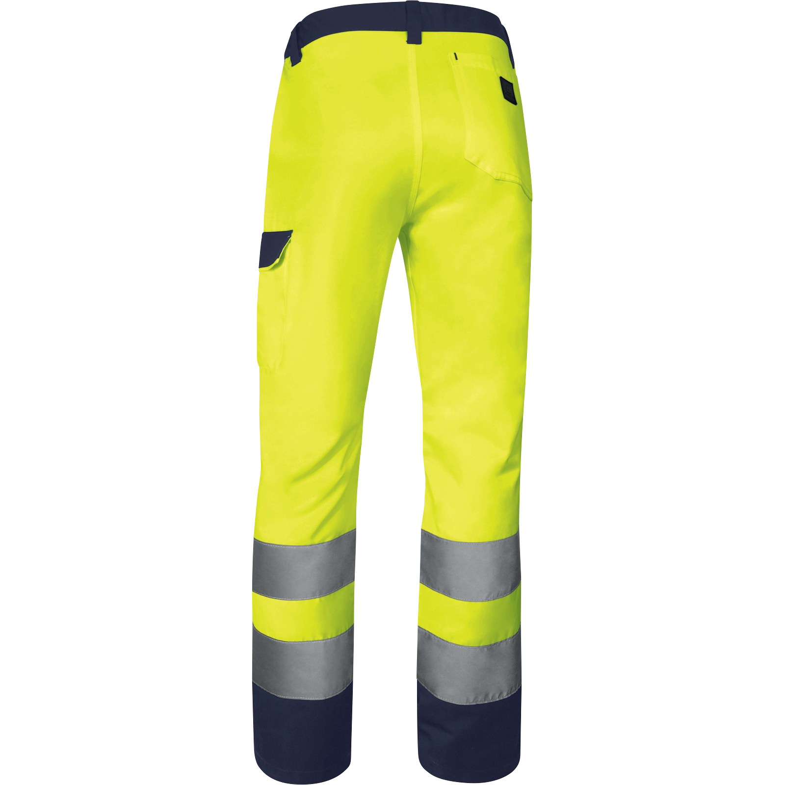 Pantalón Deltaplus HI-VIS Amarillo Fluor - Azul
