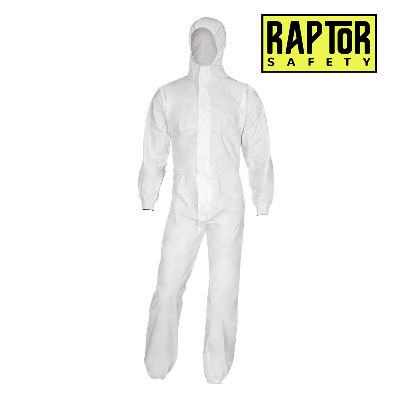 Overol Desechable Respirable Blanco Raptor