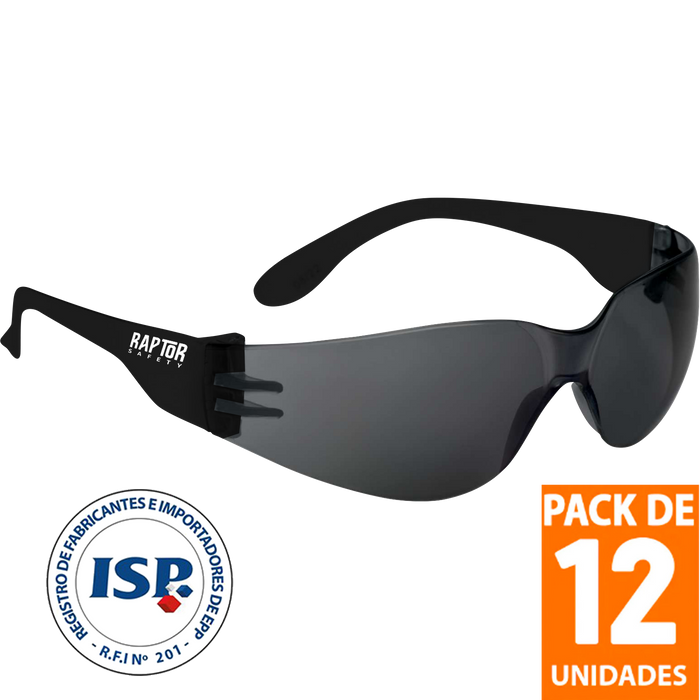 Anteojos de seguridad Raptor Tech (Pack de 12 Unid.)