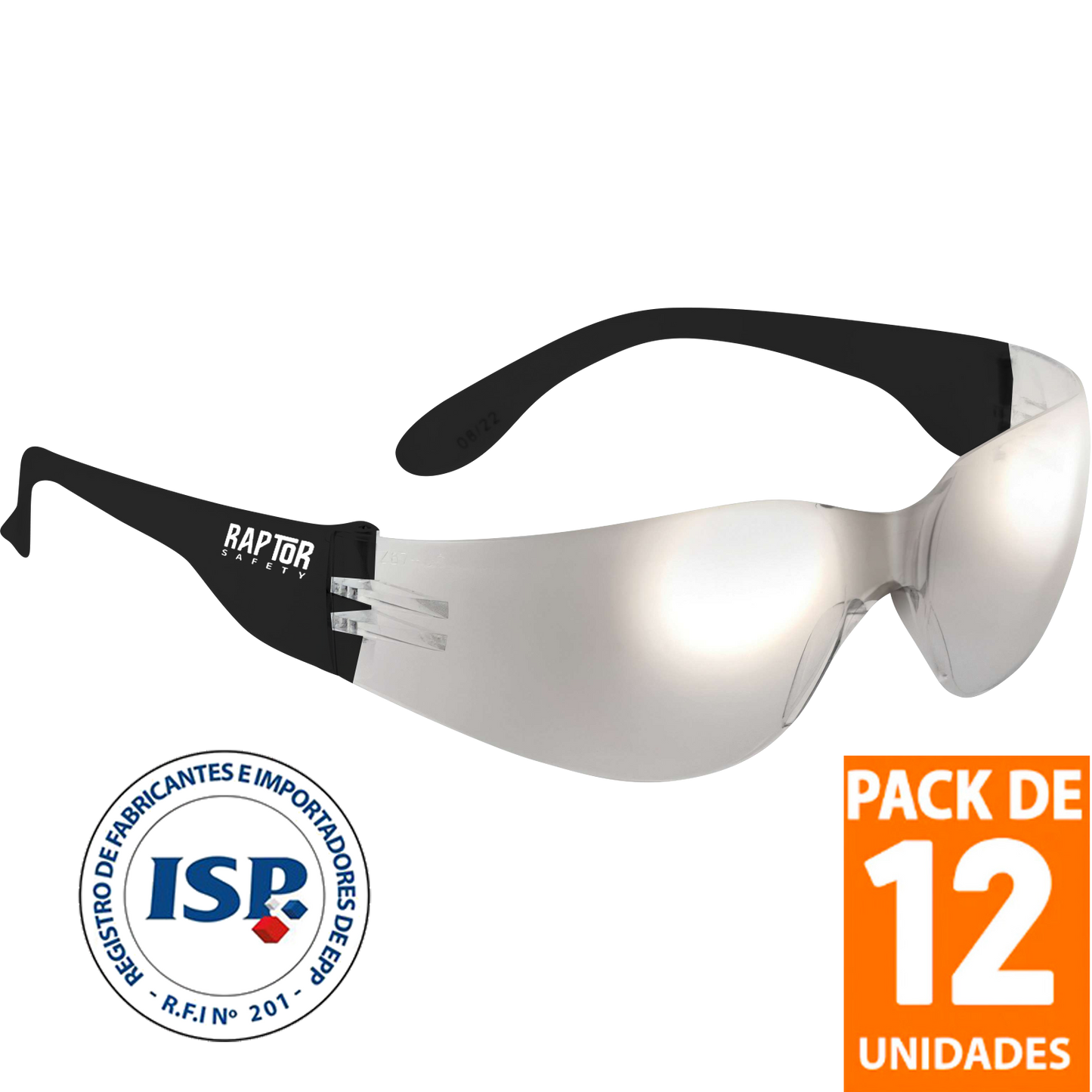 Anteojos de seguridad Raptor Tech (Pack de 12 Unid.)