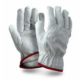Guante Cabritilla Natural Con Forro Eurogloves (Pack de 10 Pares)