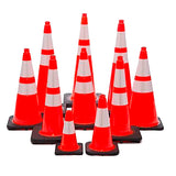 Cono De Señalización 28" (72 cm.) Anti Viento