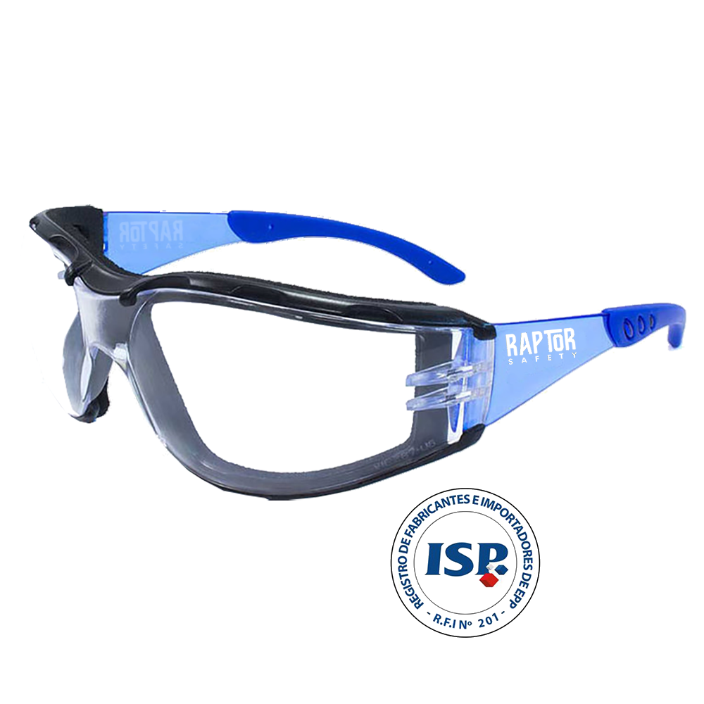 Anteojos de seguridad Raptor Foam Plus Claro