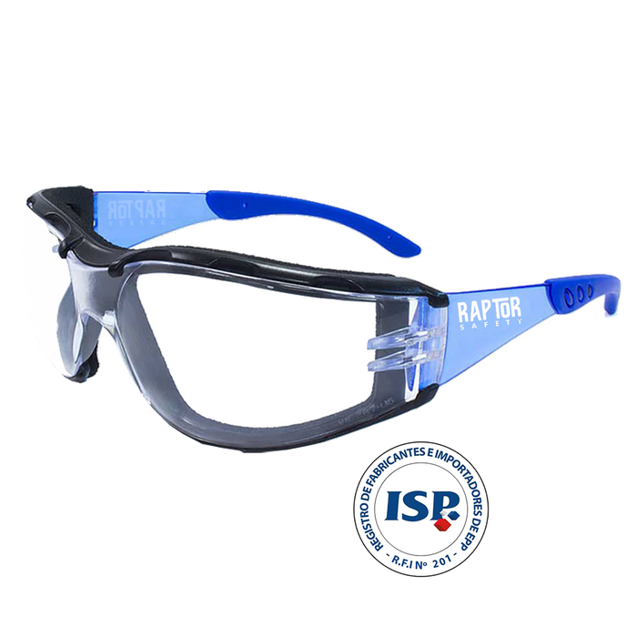 Anteojos de seguridad Raptor Foam Plus Claro