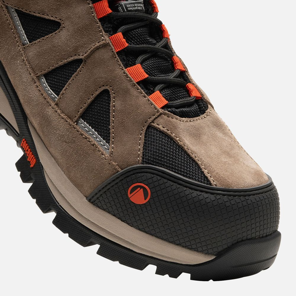 Botín Lippi Pro Work Hombre Ventus Mid Café Oscuro