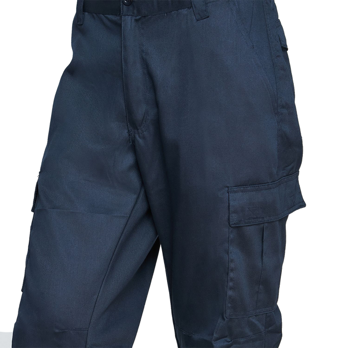 Pantalon Cargo Gabardina Forro Polar Ref. Dia/Noche Azul