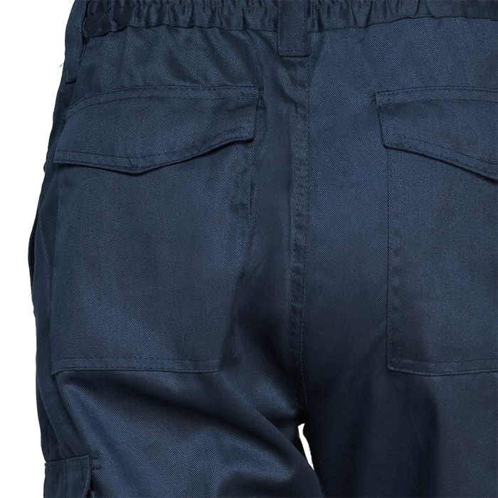 Pantalon Cargo Gabardina Forro Polar Ref. Dia/Noche Azul