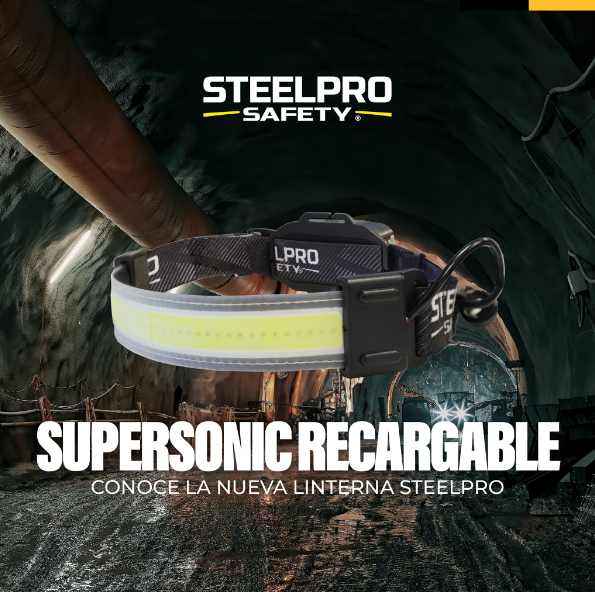Linterna Recargable Steelpro Supersonic