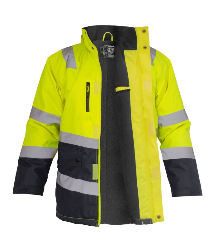 Parka Térmica Hi-Vis Clase 2 Hombre Amarillo Fluor