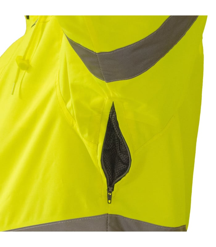 Parka Térmica Hi-Vis Clase 2 Hombre Amarillo Fluor