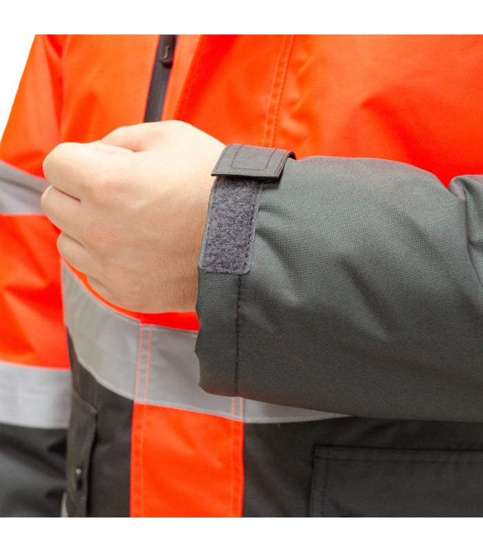 Parka Térmica Hi-Vis Clase 2 Hombre Rojo