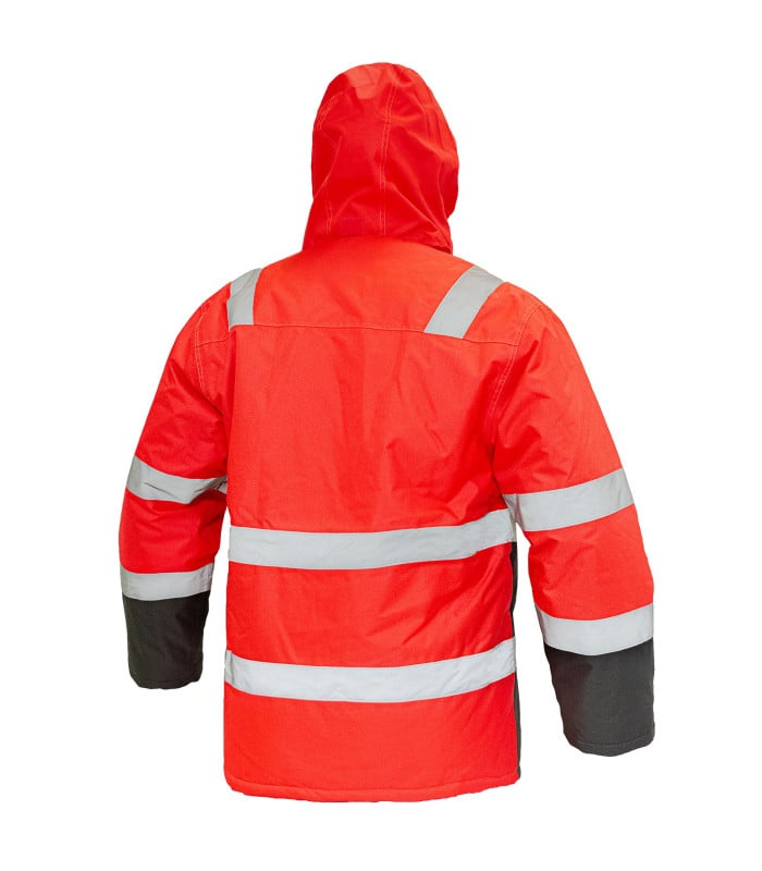 Parka Térmica Hi-Vis Clase 2 Hombre Rojo