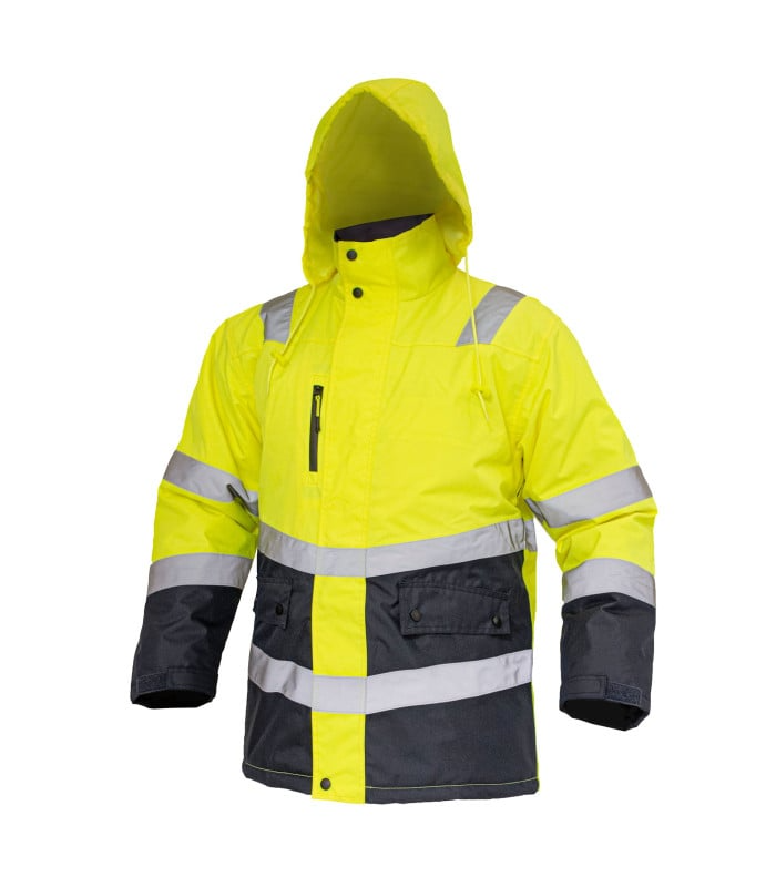 Parka Térmica Hi-Vis Clase 2 Hombre Amarillo Fluor