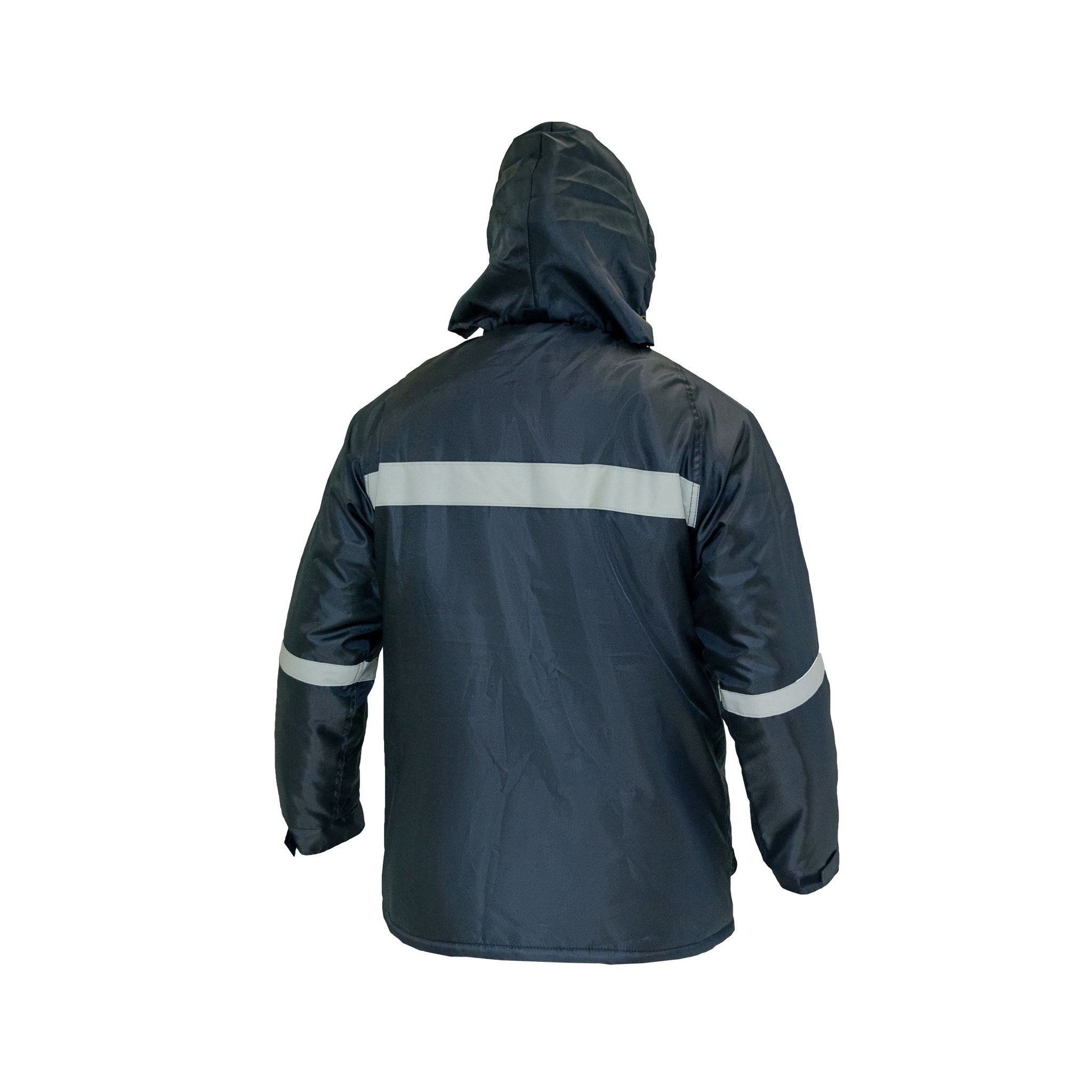 Parka Termica Impermeable Azul C/Reflectante