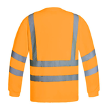 Polera DryFit Hi-Vis Manga Larga Hombre Fluor