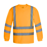 Polera DryFit Hi-Vis Manga Larga Hombre Fluor