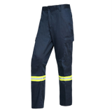 Pantalon Cargo Gabardina Forro Polar Ref. Dia/Noche Azul