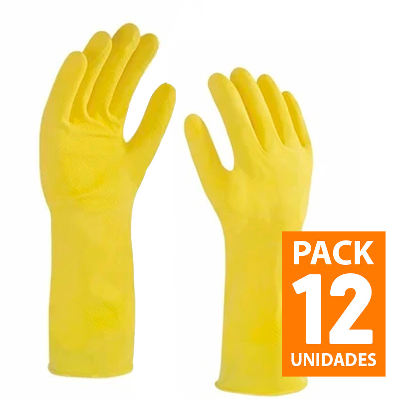 Guante De Látex Domestico (Pack de 12 Pares)
