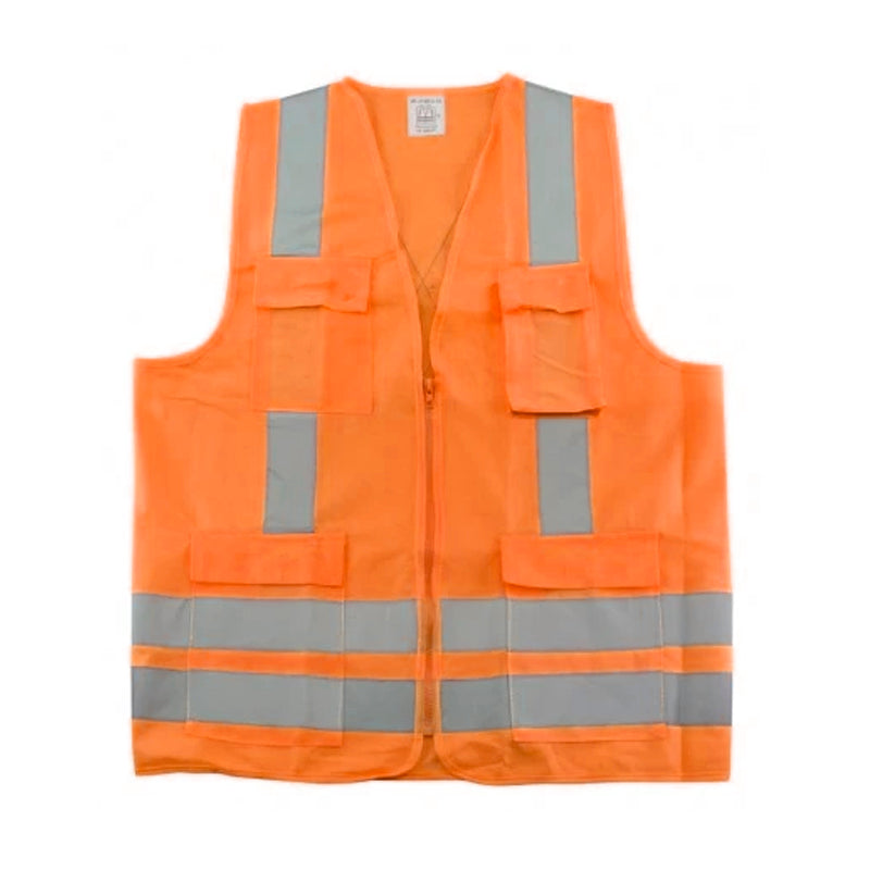 Chaleco Reflectante Supervisor, 4 Bolsillos