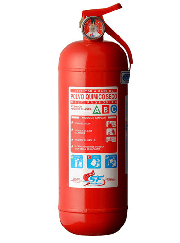 Extintor Polvo Químico Seco (pqs) 2 Kg - Certificado — RAC SEGURIDAD  INDUSTRIAL