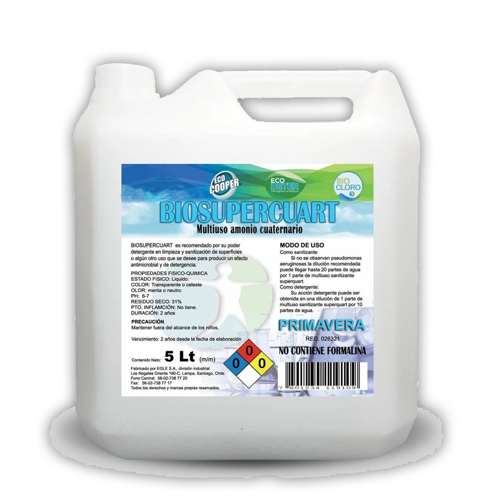 Amonio Cuartenario Bidón 5 Litros