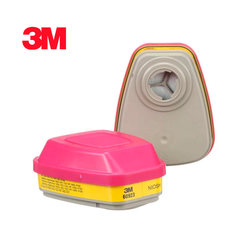 Filtro 3M 60923 Mixto para vapores orgánicos, gases ácidos y partículas