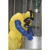 Guante Pvc Azul con Manguilla Deltaplus VE766