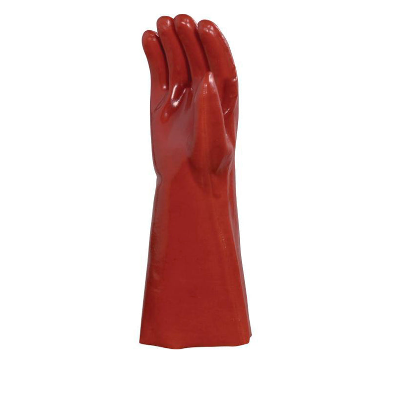 Guante De Pvc Rojo 14 Eurogloves