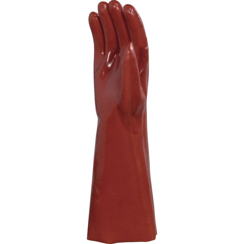 Guante De Pvc Rojo 18 Eurogloves