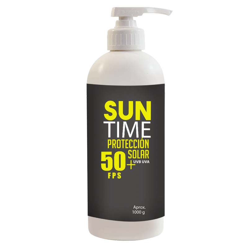 Bloqueador Solar Suntime Fps 50+ Botella 1 Litro