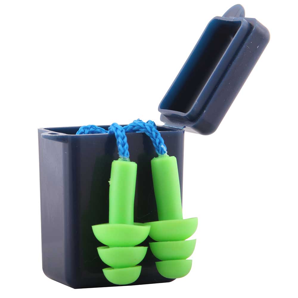 Caja de Tapón De Oídos Reusable C/Caja Snr: 27 Db Raptor Safety 100 unid.