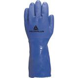 Guante Pvc Azul Arenado Deltaplus Petro VE780