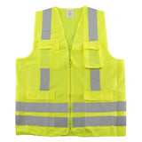 Chaleco Reflectante Supervisor, 4 Bolsillos