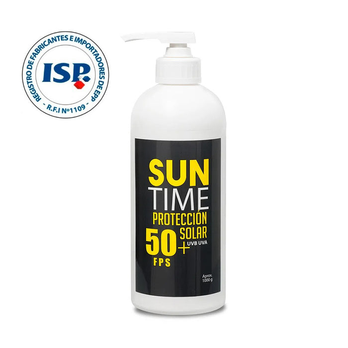 Bloqueador Solar Suntime Fps 50+ Botella 1 Litro