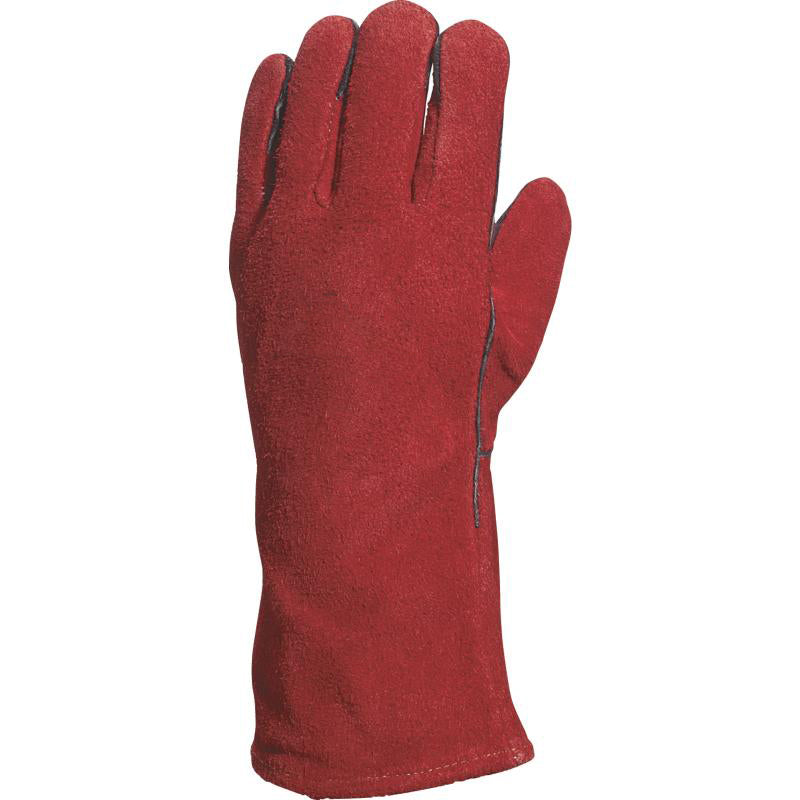 Guante Soldador Descarne Rojo Eurogloves